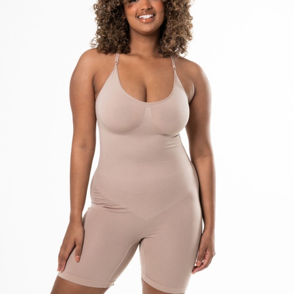 2 Heyshape Sculpting Shapewear Bodysuits Nude & Black Size 2XL 18 20 NIP